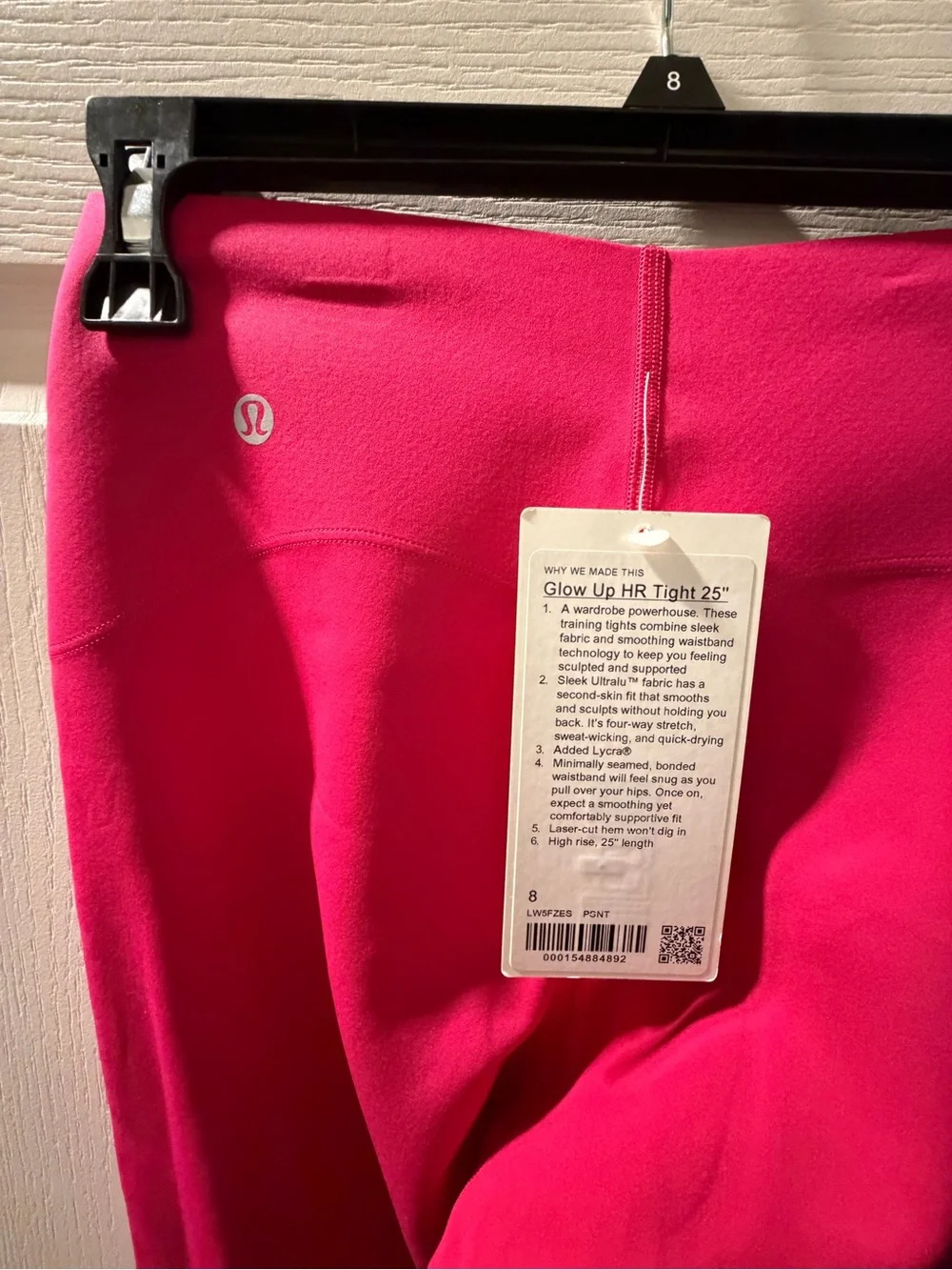 lululemon Glow Up Leggings - NWT SIZE 8